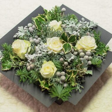 scatola Natale bianco
